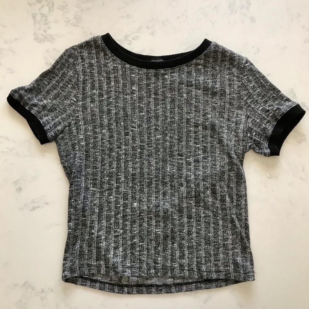 Forever 21 Cropped Knit Top